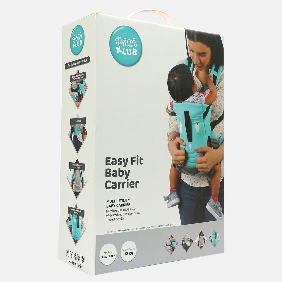 Unisex Black And Red   Baby Carrier