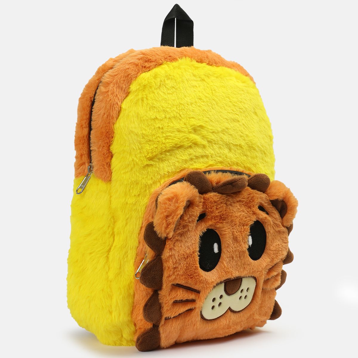 Girls Yellow Plush Back Bag Mio