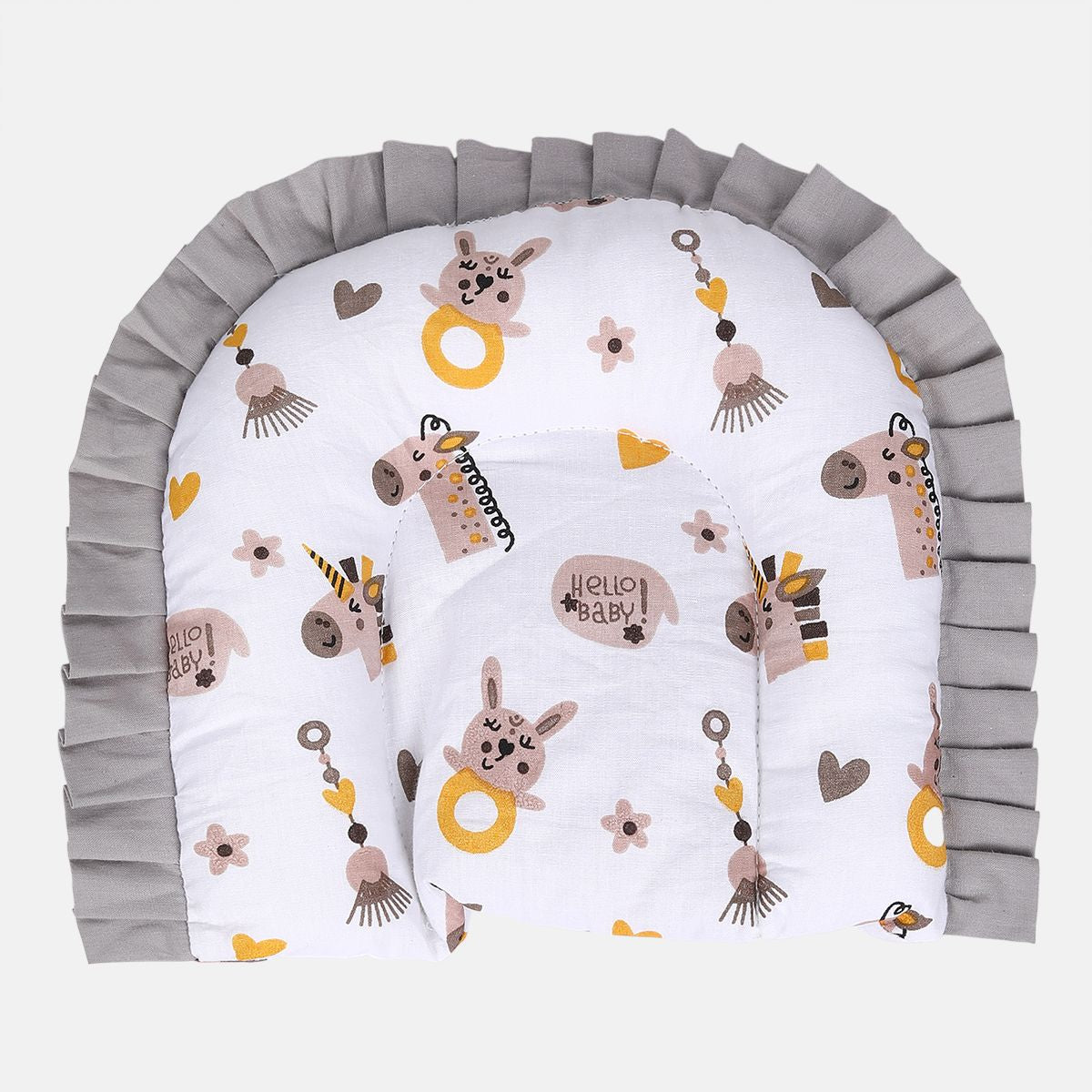 Miniklub New Born Teal Color Pegasus 6 pcs Cot Bedding Set