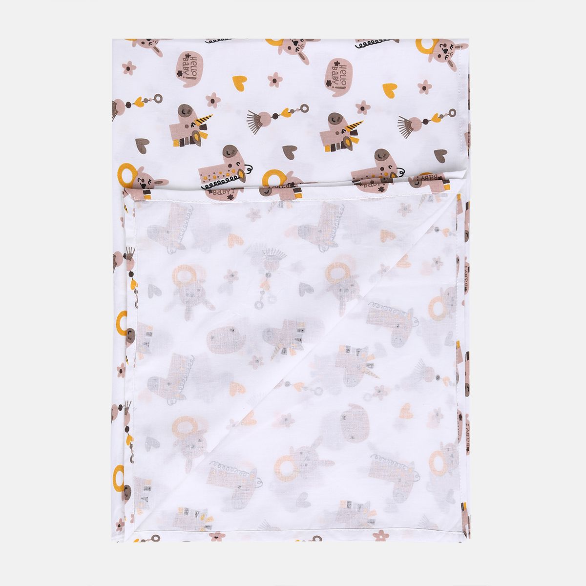 Miniklub New Born Teal Color Pegasus 6 pcs Cot Bedding Set