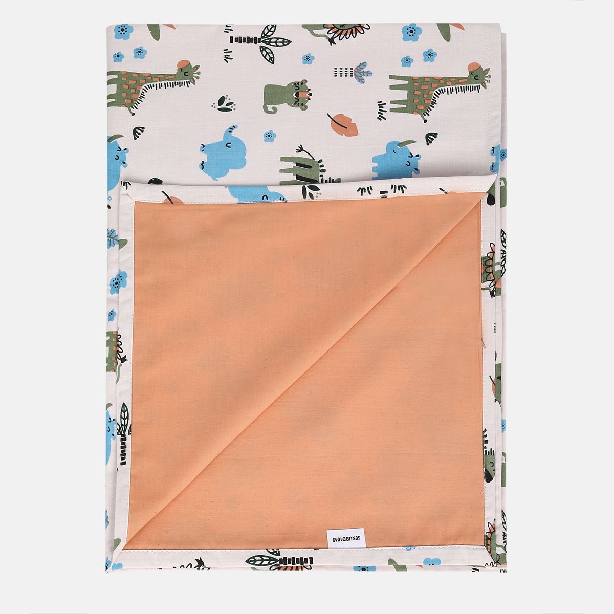 Miniklub New Born Cream Color Jungle 6 pcs Cot Bedding Set