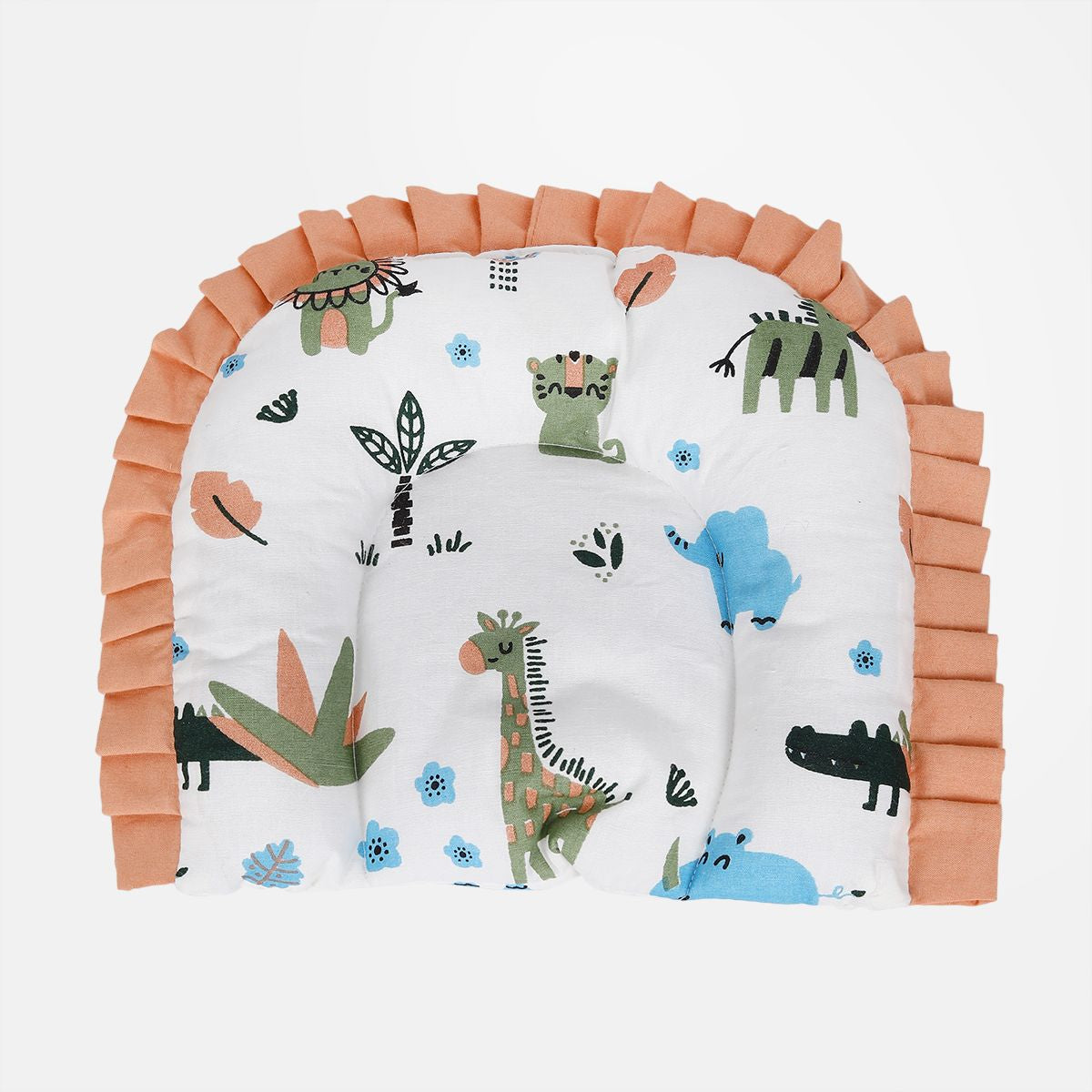 Miniklub New Born Cream Color Jungle 6 pcs Cot Bedding Set