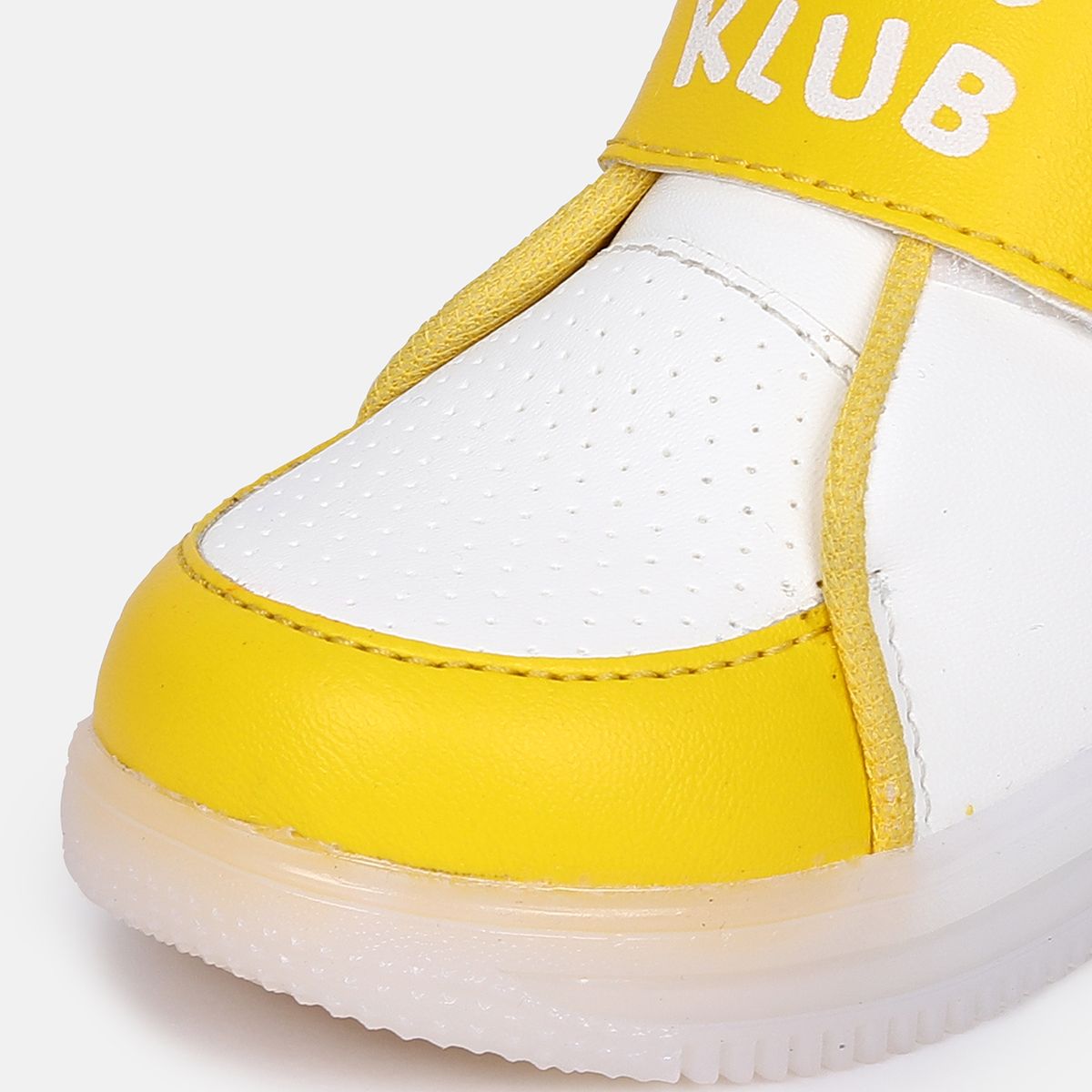 Boys Yellow And White Light Shoes