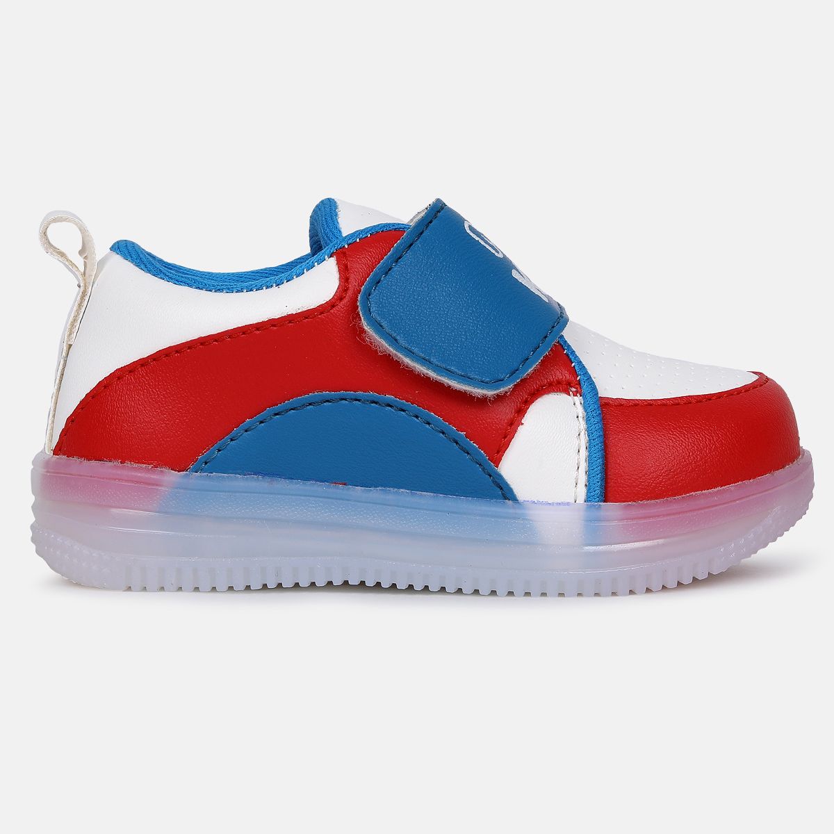 Boys Red And White Light Shoes