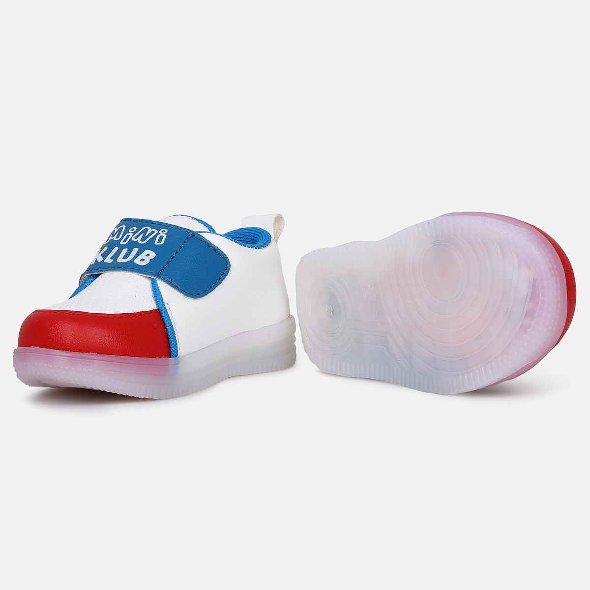 Boys Red And White Light Shoes