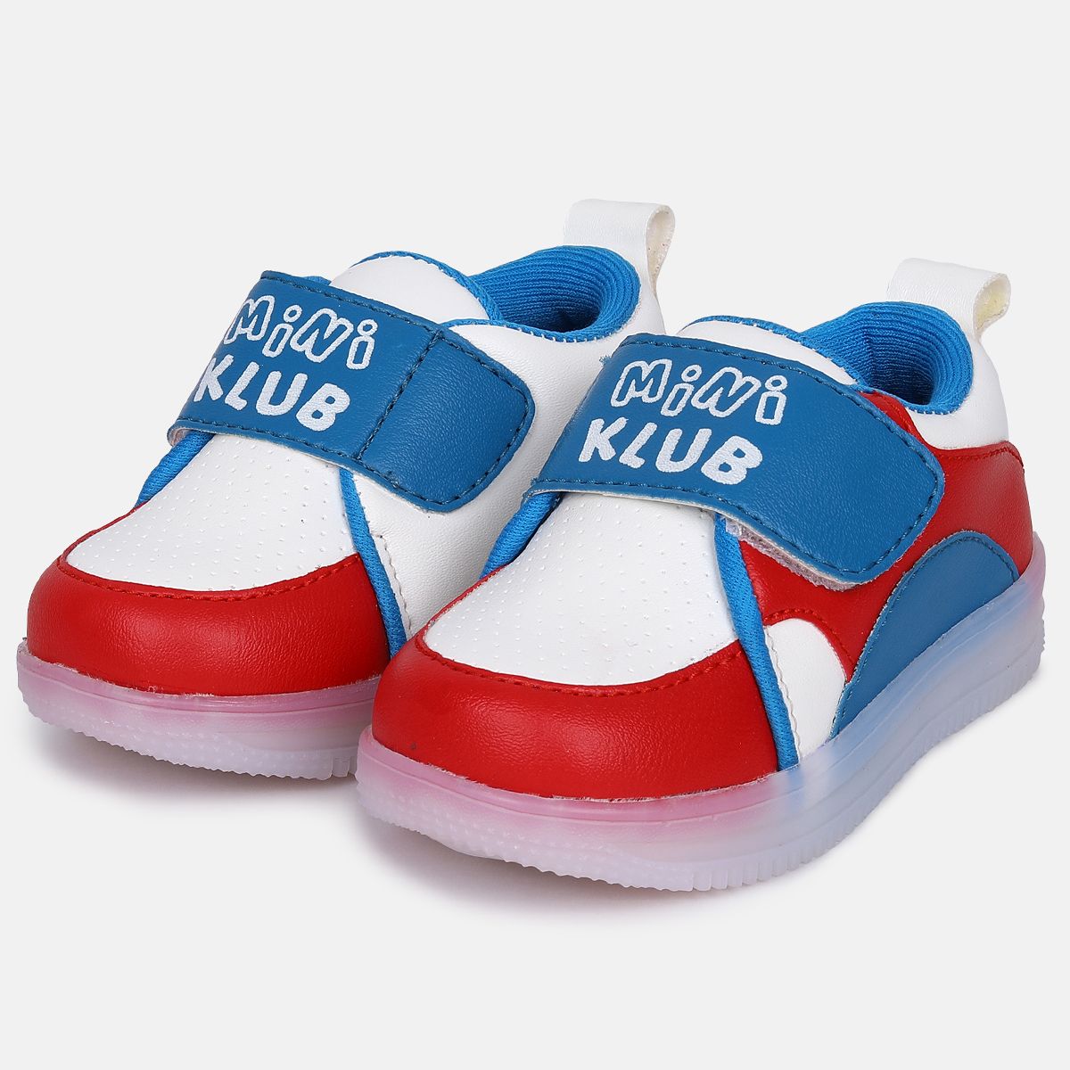 Boys Red And White Light Shoes
