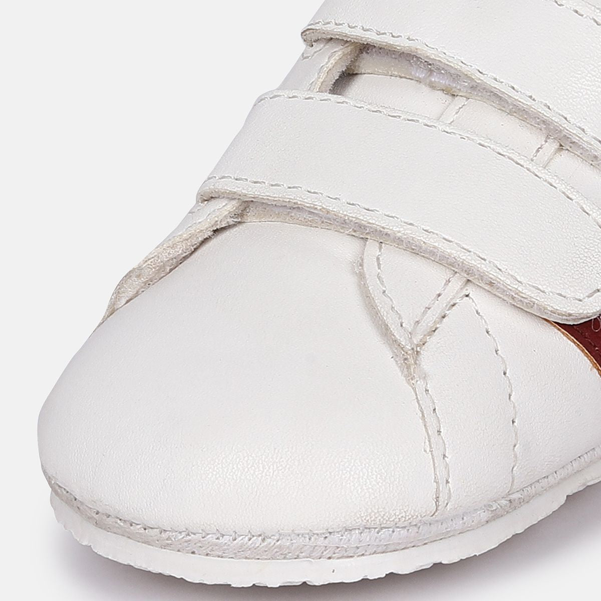 Boys White Red Shoes