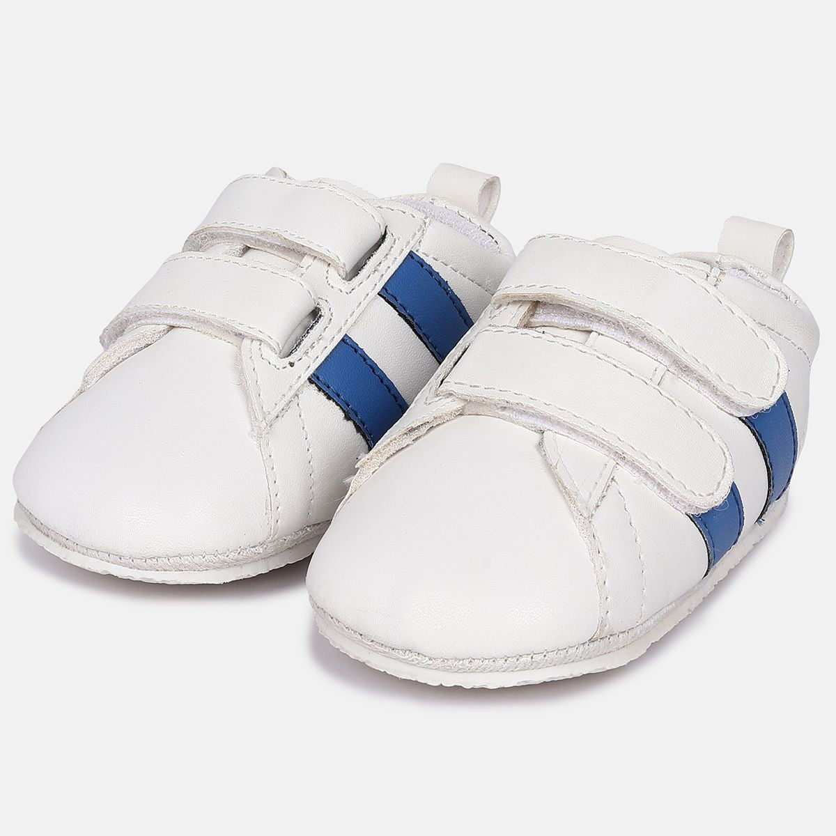 Boys White Blue Shoes
