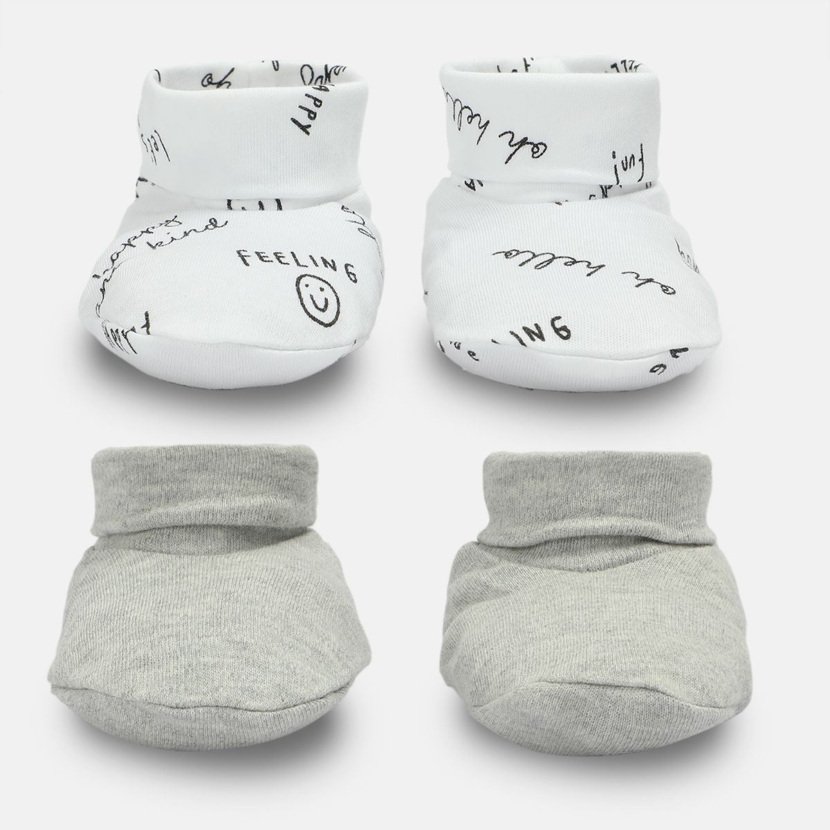 Boys Pack Of 2 Multicoloured Booties