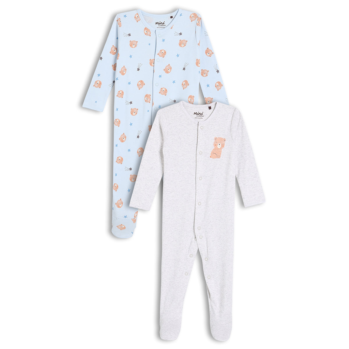 Boys Multi Round Neck Full Sleeve Sleep Suit