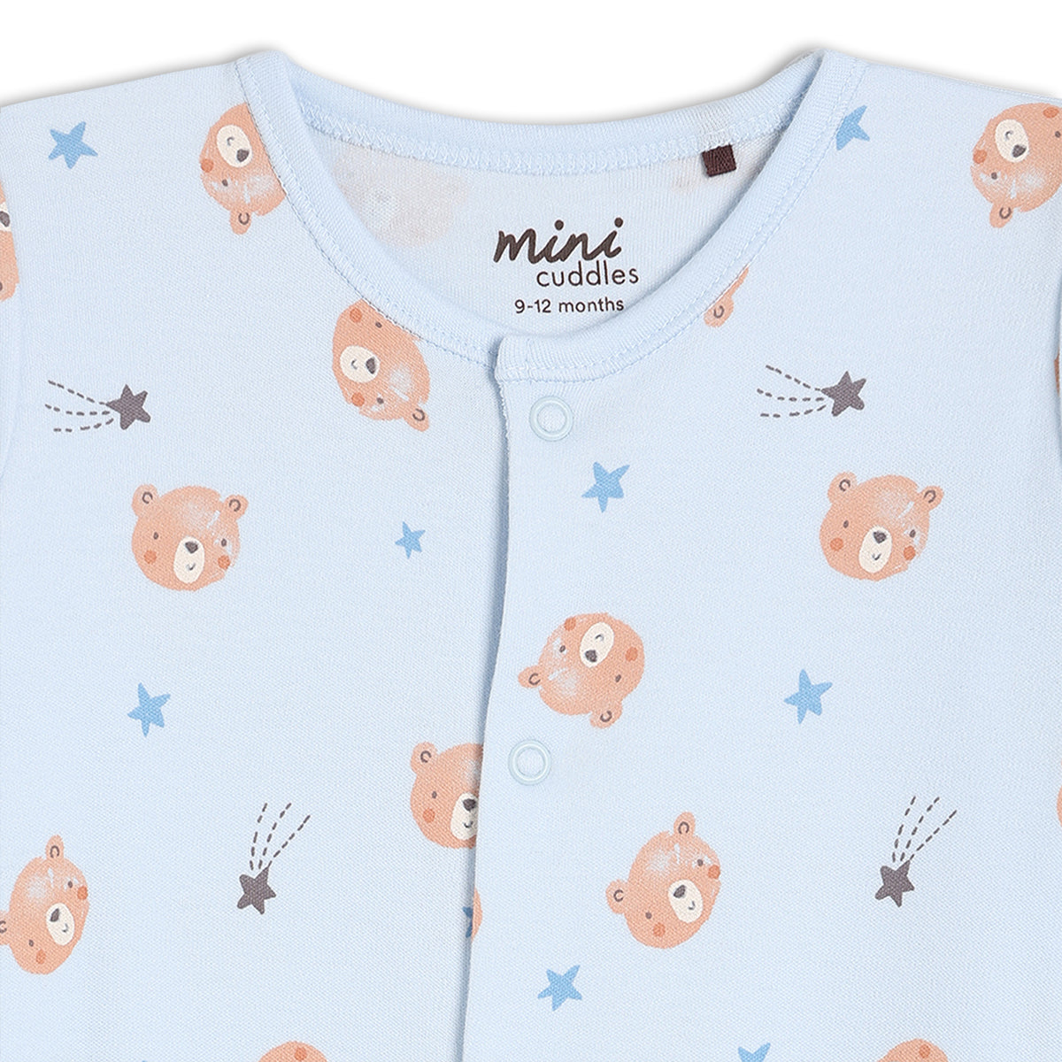 Boys Multi Round Neck Full Sleeve Sleep Suit