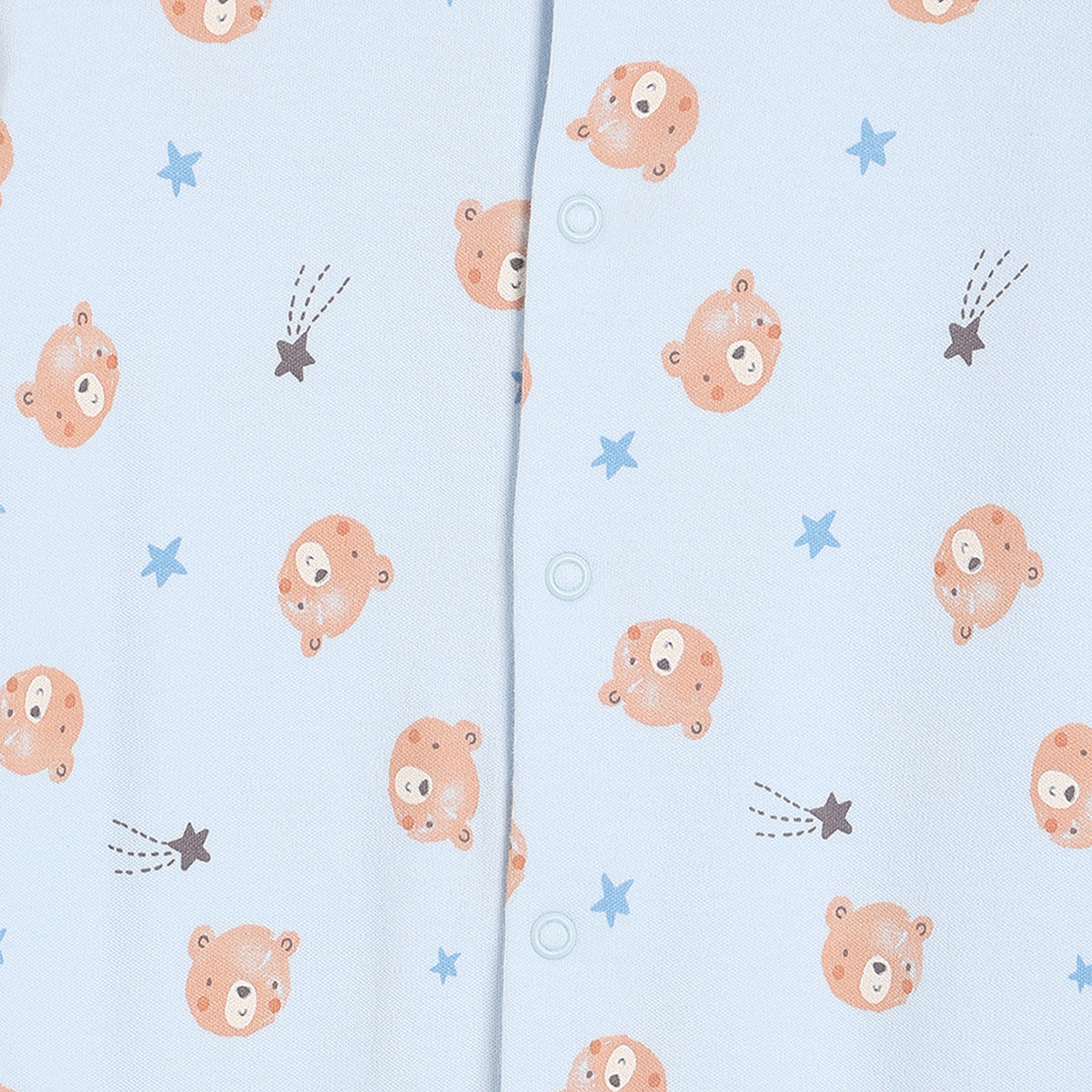 Boys Multi Round Neck Full Sleeve Sleep Suit