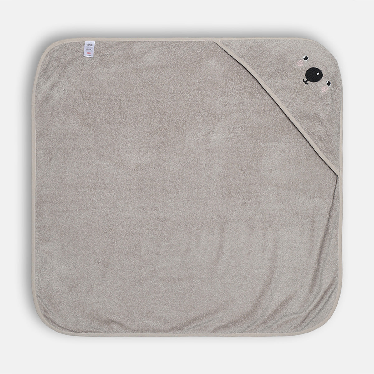 Unisex Solid Hooded Towel, Grey