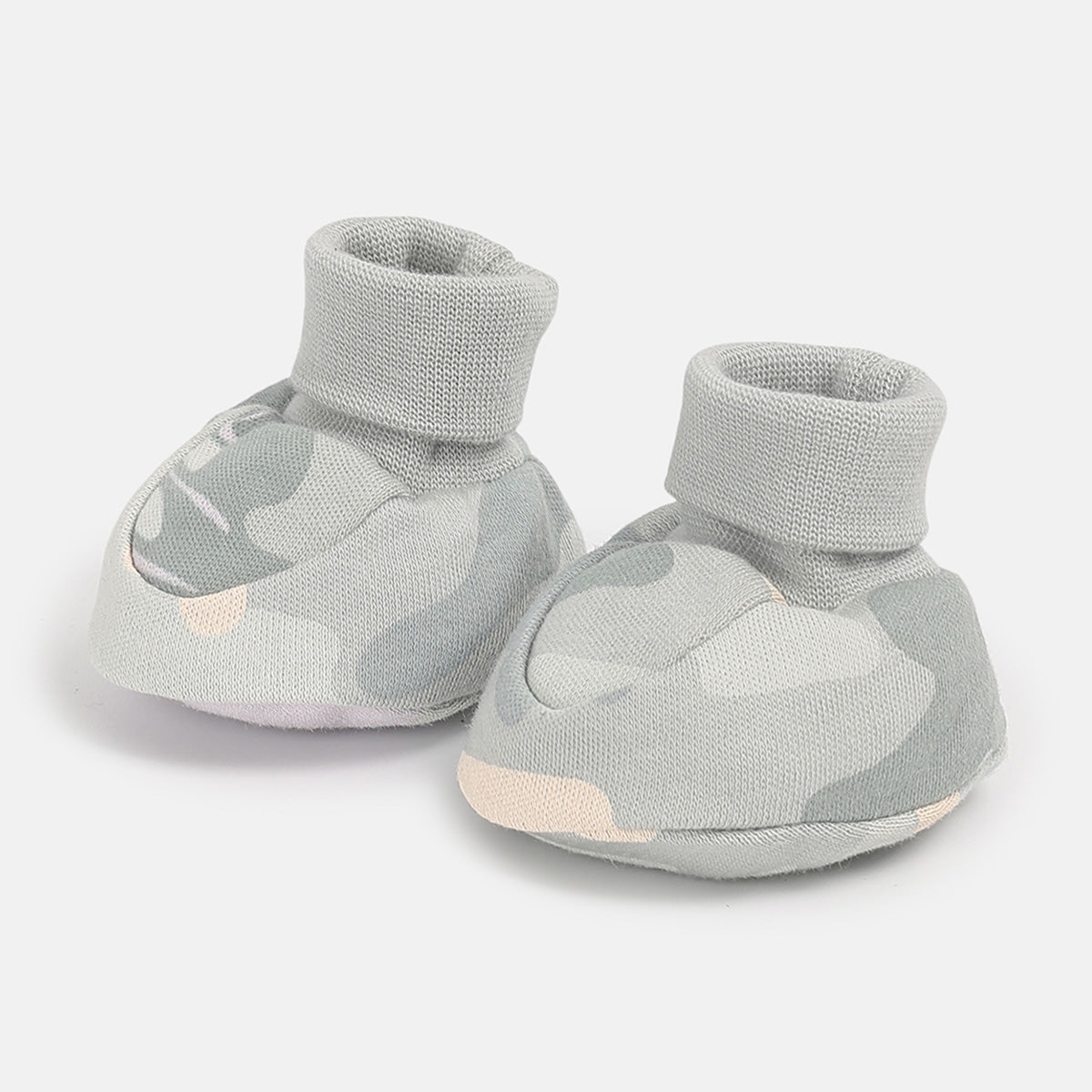 Baby Boys Printed Booties Set of 2 Pairs, Multicolour