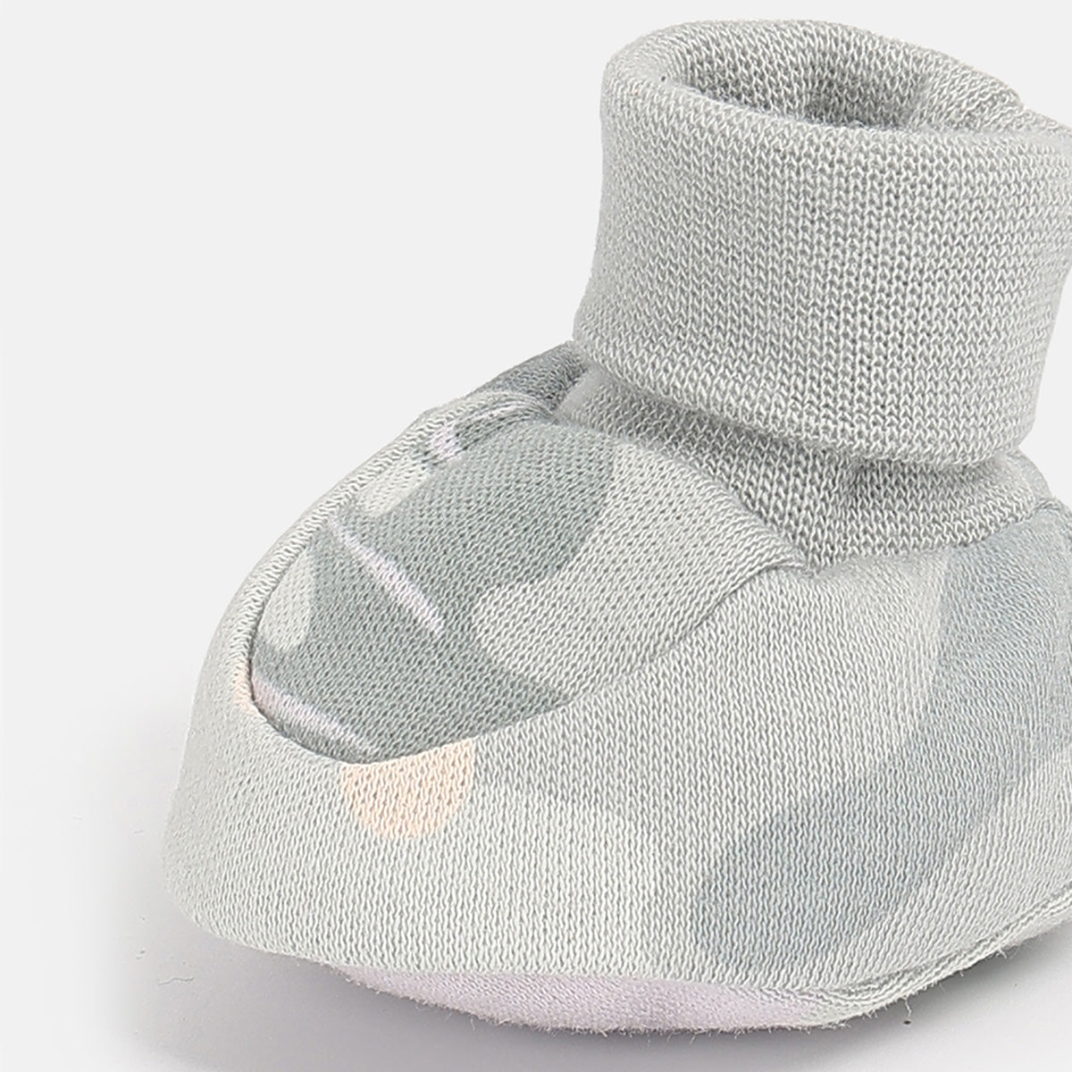 Baby Boys Printed Booties Set of 2 Pairs, Multicolour