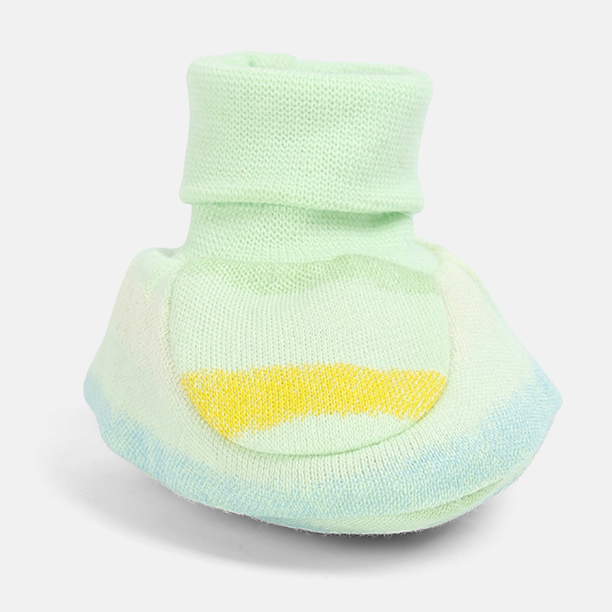 Baby Boys Solid and Printed Booties Set of 2 Pairs, Multicolour