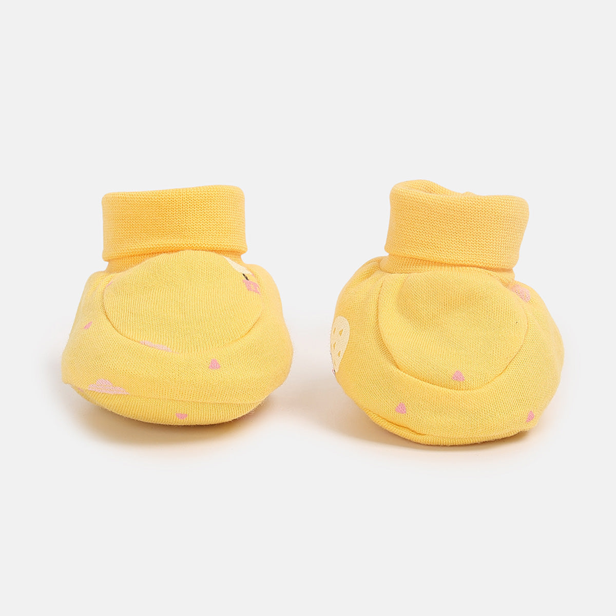 Baby Girls Printed Booties Set of 2 Pairs, Multicolour