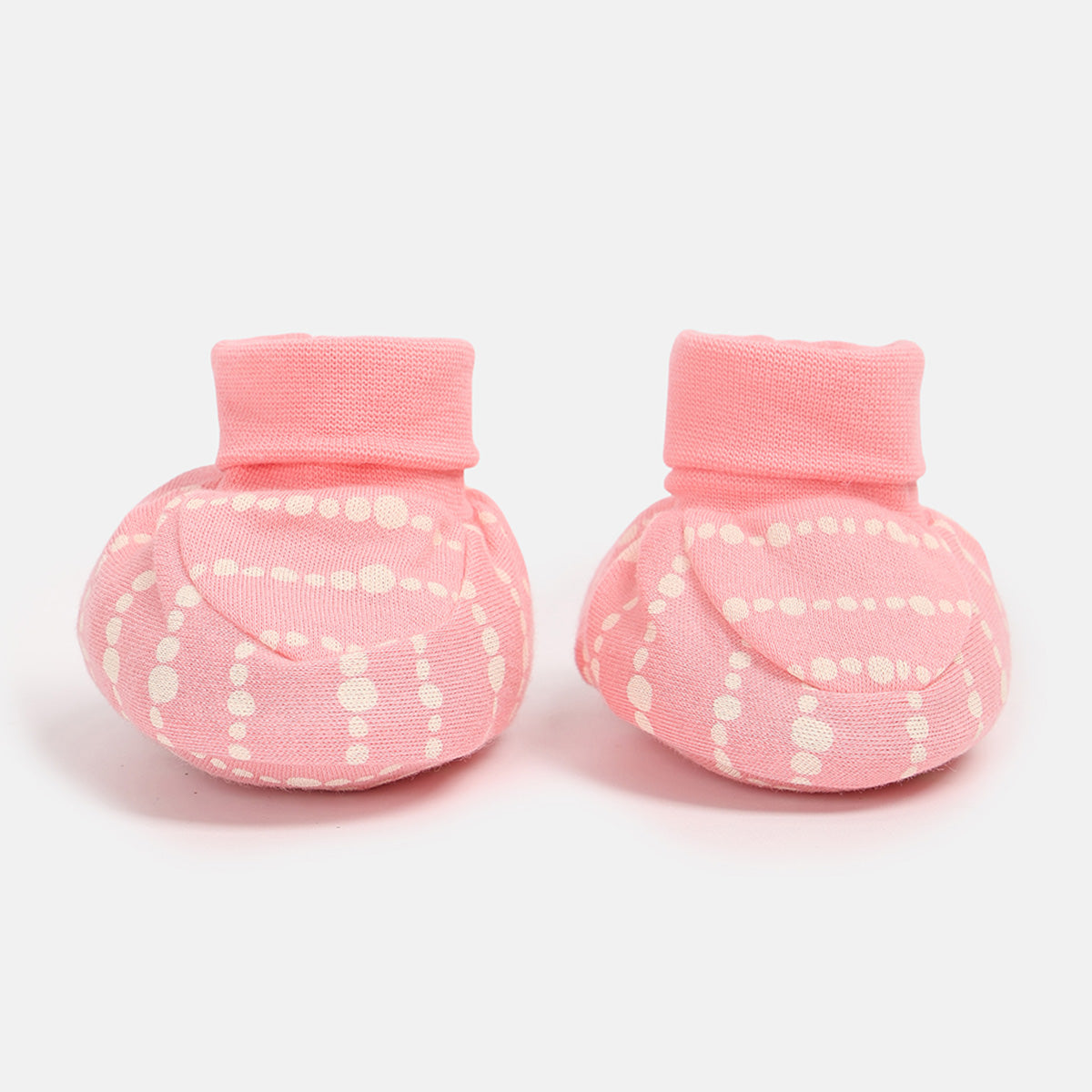 Baby Girls Printed Booties Set of 2 Pairs, Multicolour