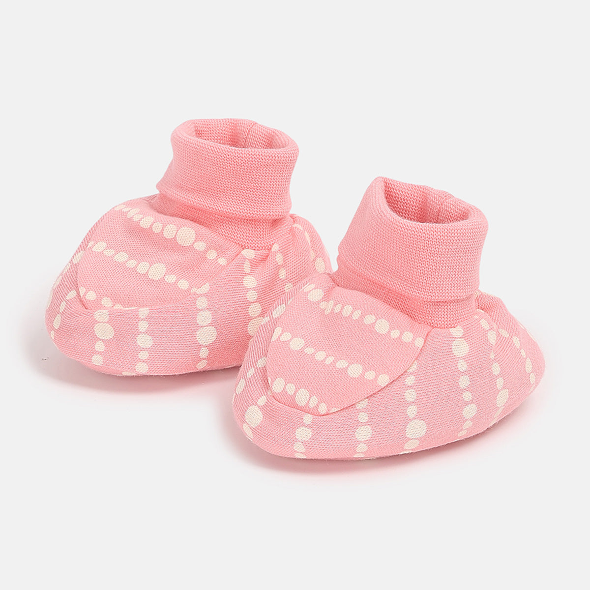 Baby Girls Printed Booties Set of 2 Pairs, Multicolour