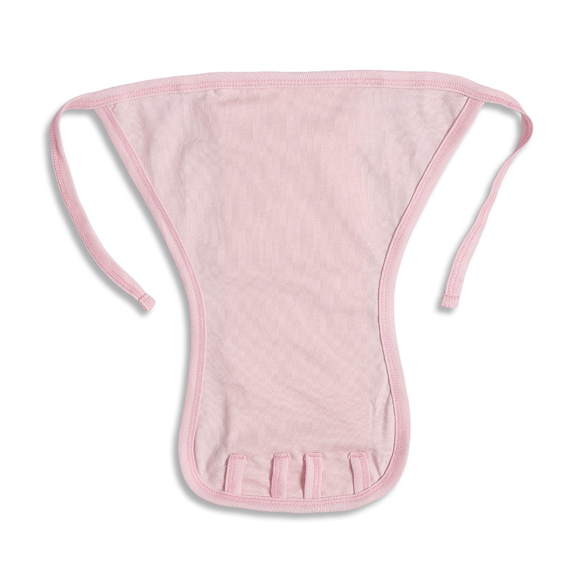 Baby Girls Pink and White Printed Tie-Up Nappy Pack of 3 Regular Fit Daily Wear Innerwear