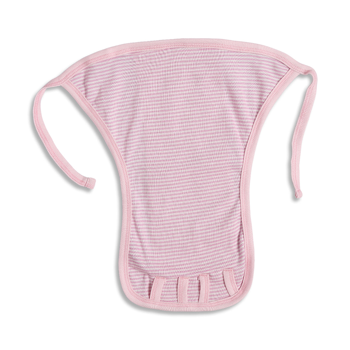 Baby Girls Pink and White Printed Tie-Up Nappy Pack of 3 Regular Fit Daily Wear Innerwear