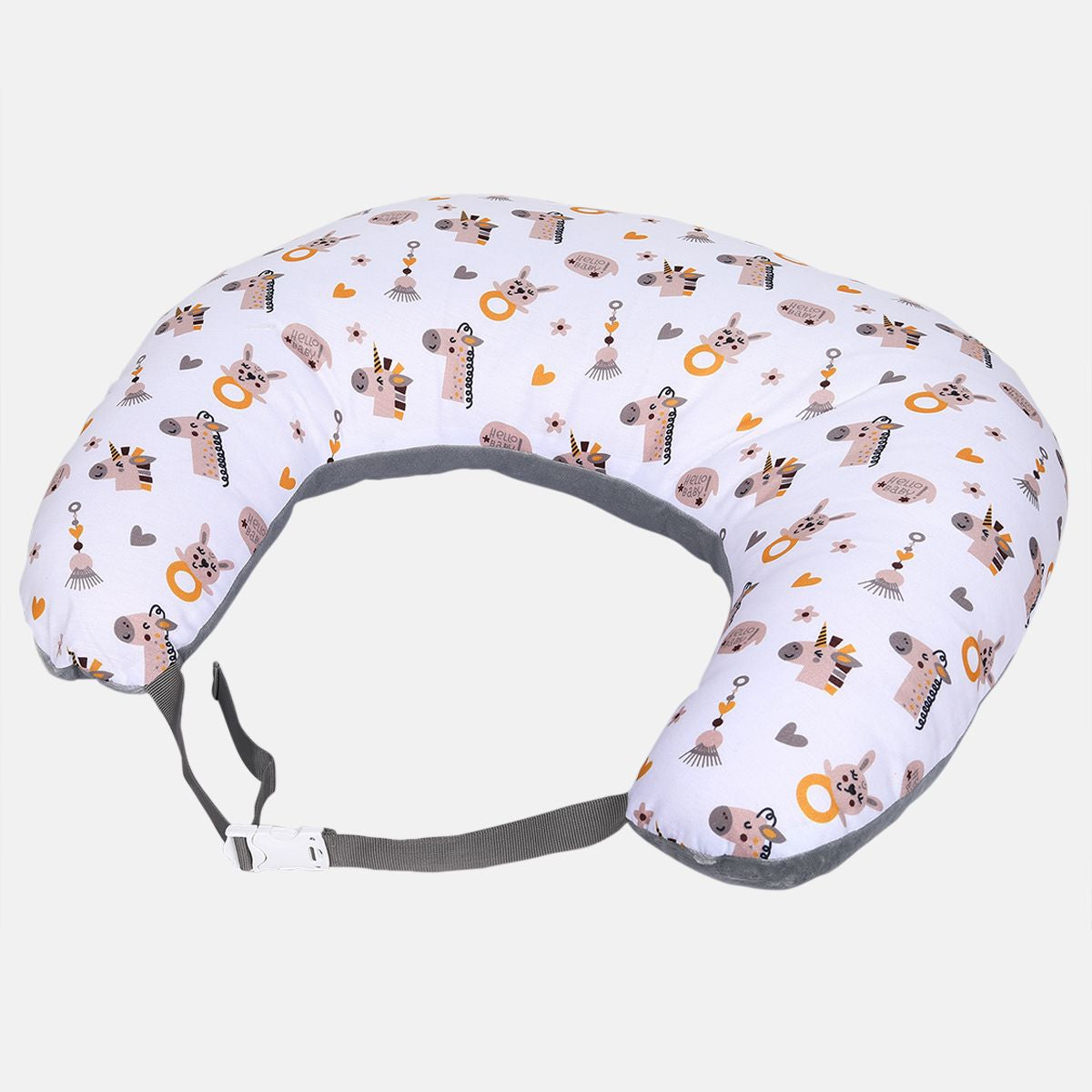 Miniklub New Born Grey Color Pegasus Feeding Pillow