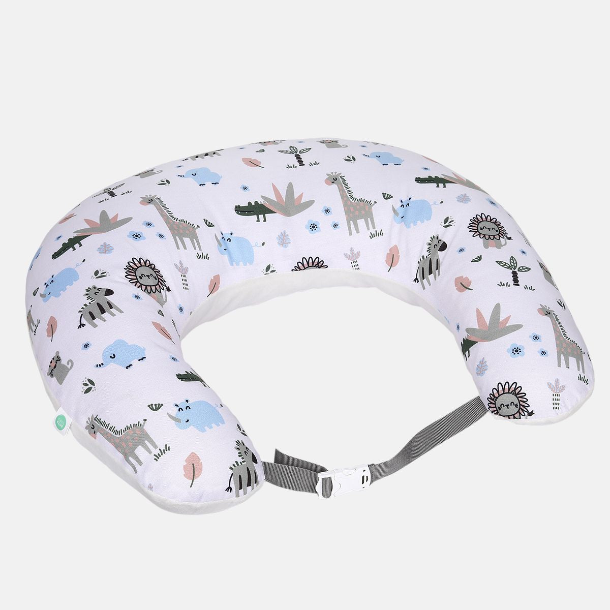 Miniklub New Born Teal Color Jungle Feeding Pillow