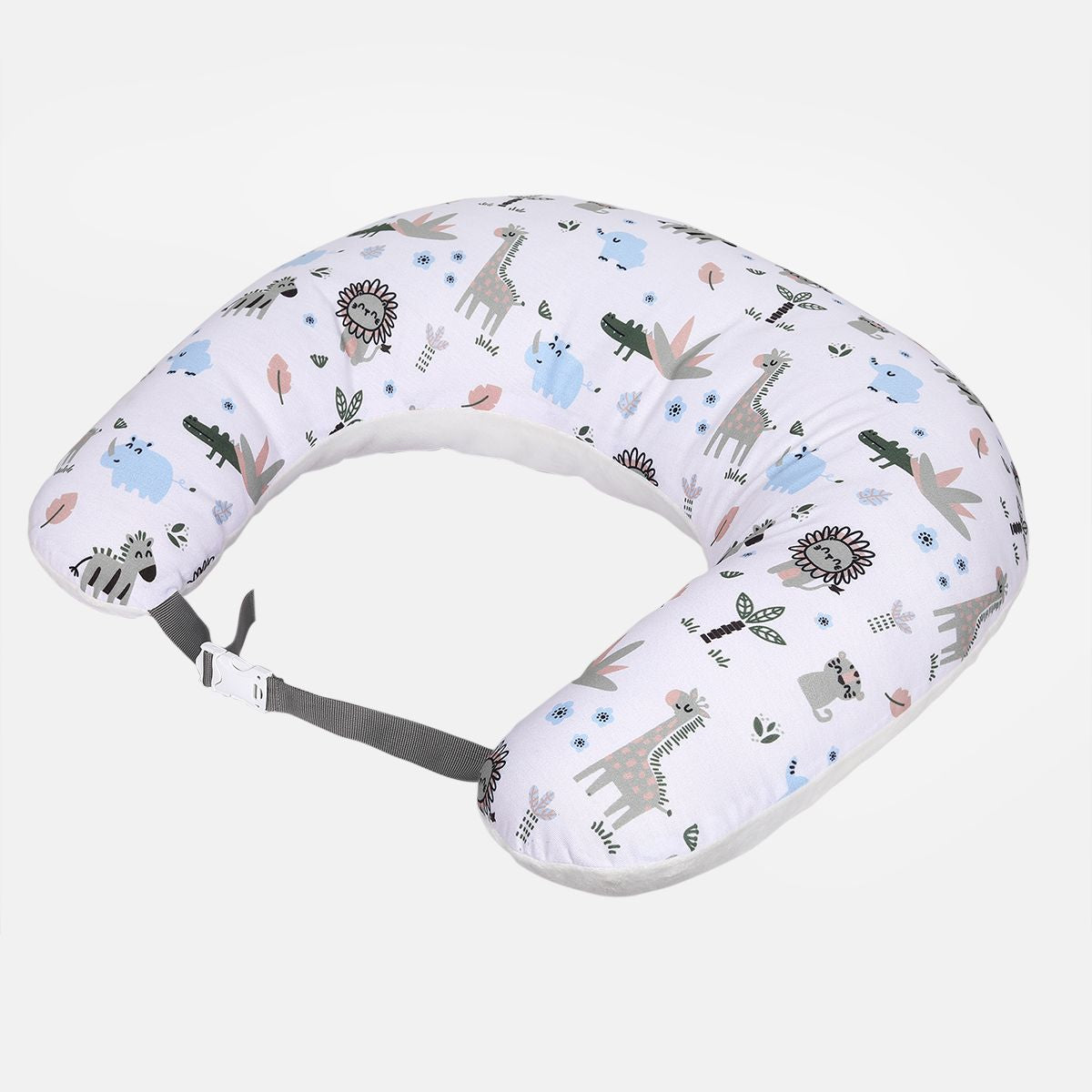 Miniklub New Born Teal Color Jungle Feeding Pillow