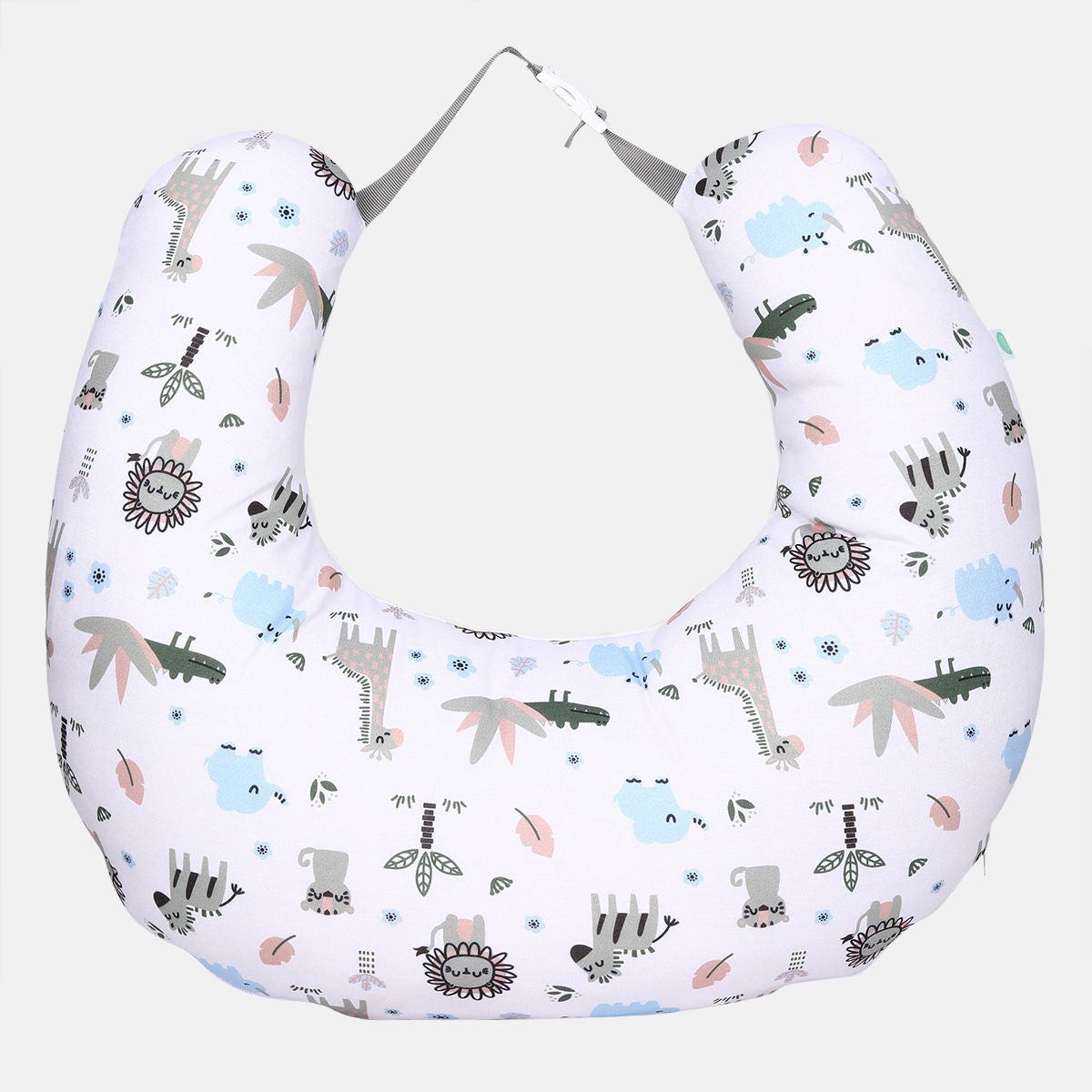 Miniklub New Born Teal Color Jungle Feeding Pillow