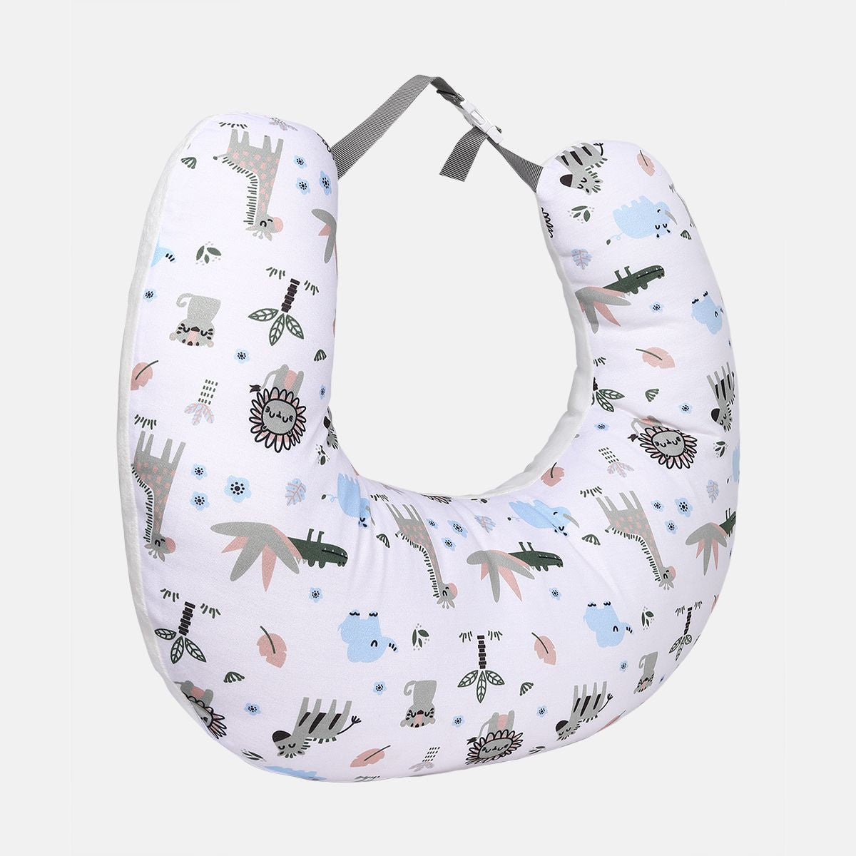 Miniklub New Born Teal Color Jungle Feeding Pillow