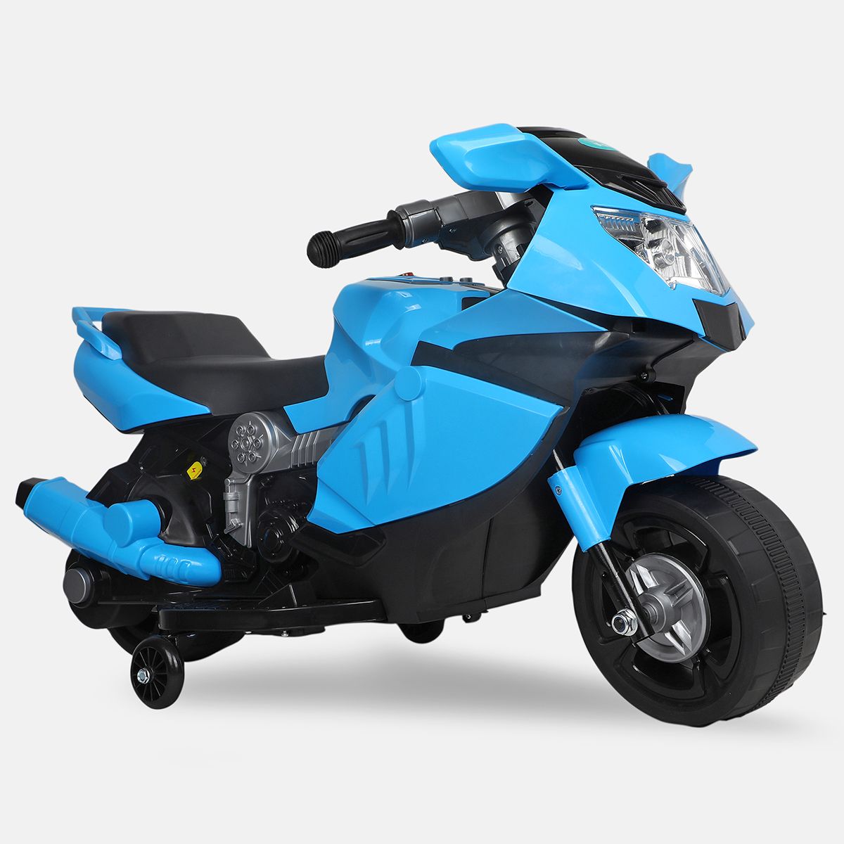 Blue Electric Ride On SuperBike