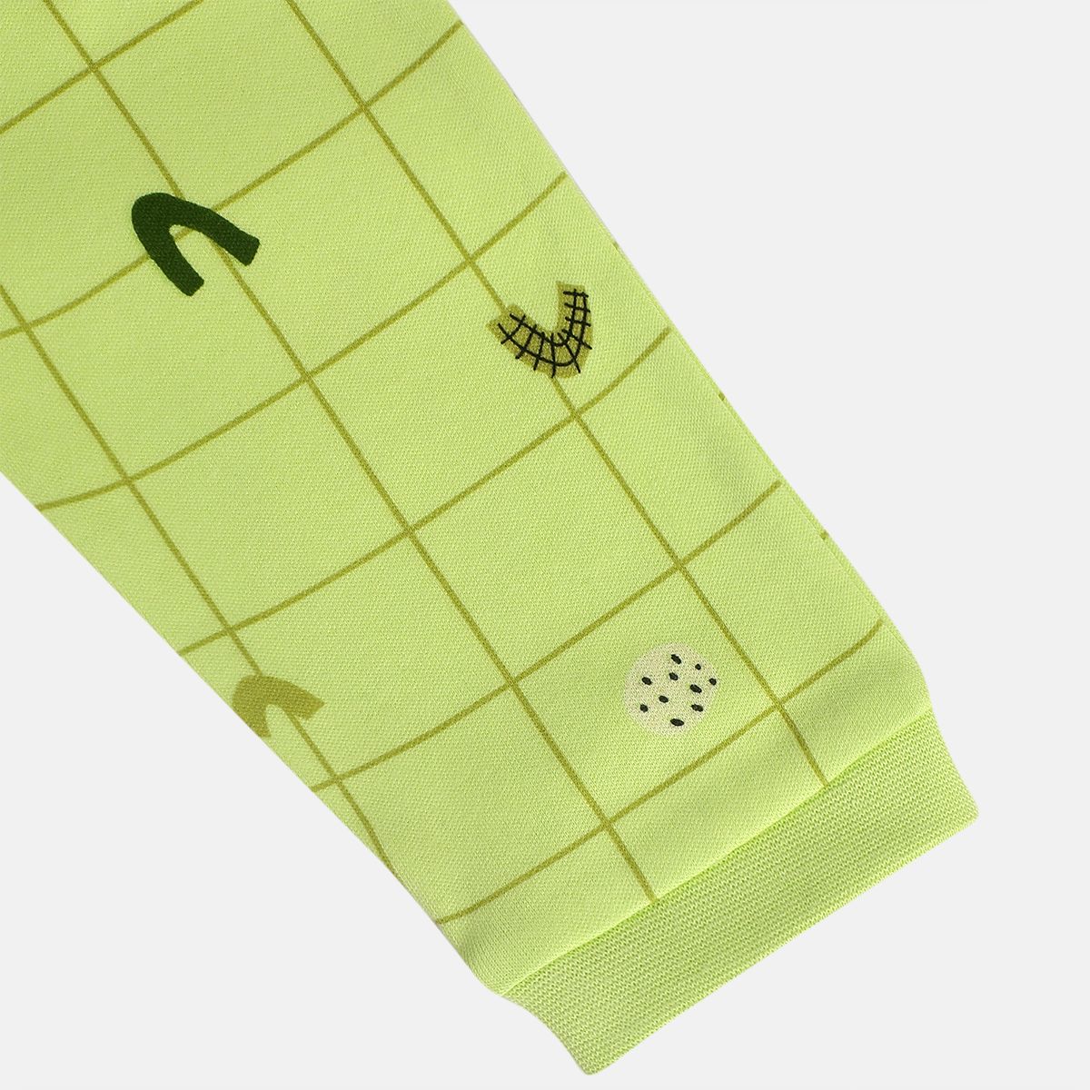 Boys Cotton Pack Of 2 Solid & Checked Knit Bottoms - Sky Blue & Light Green