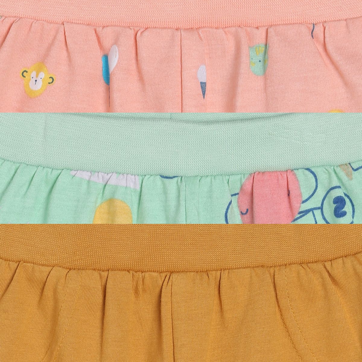 Boys Multicolor Pack Of 3 Shorts