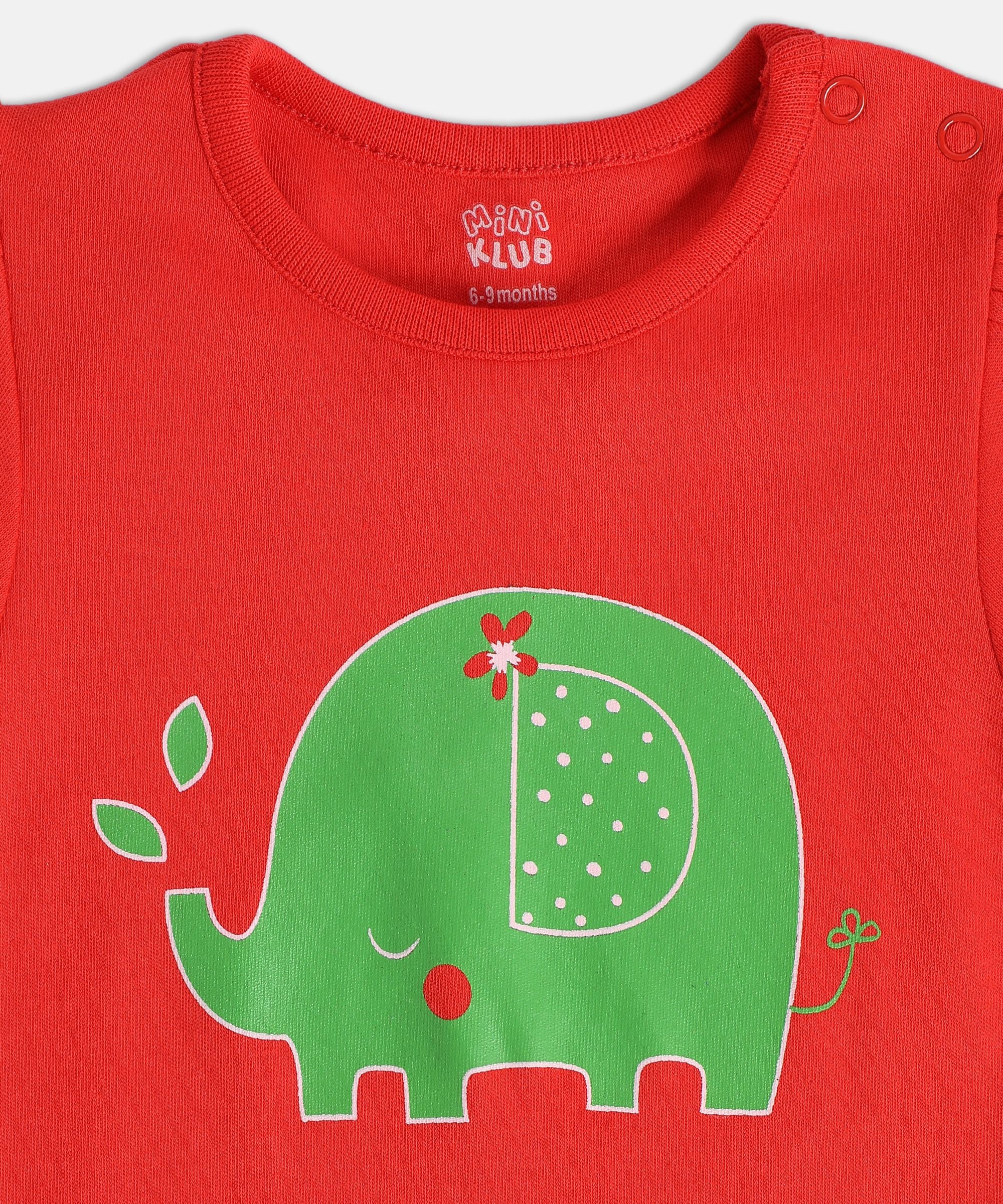 Girls Multicolor Pack Of 3 Body Suit