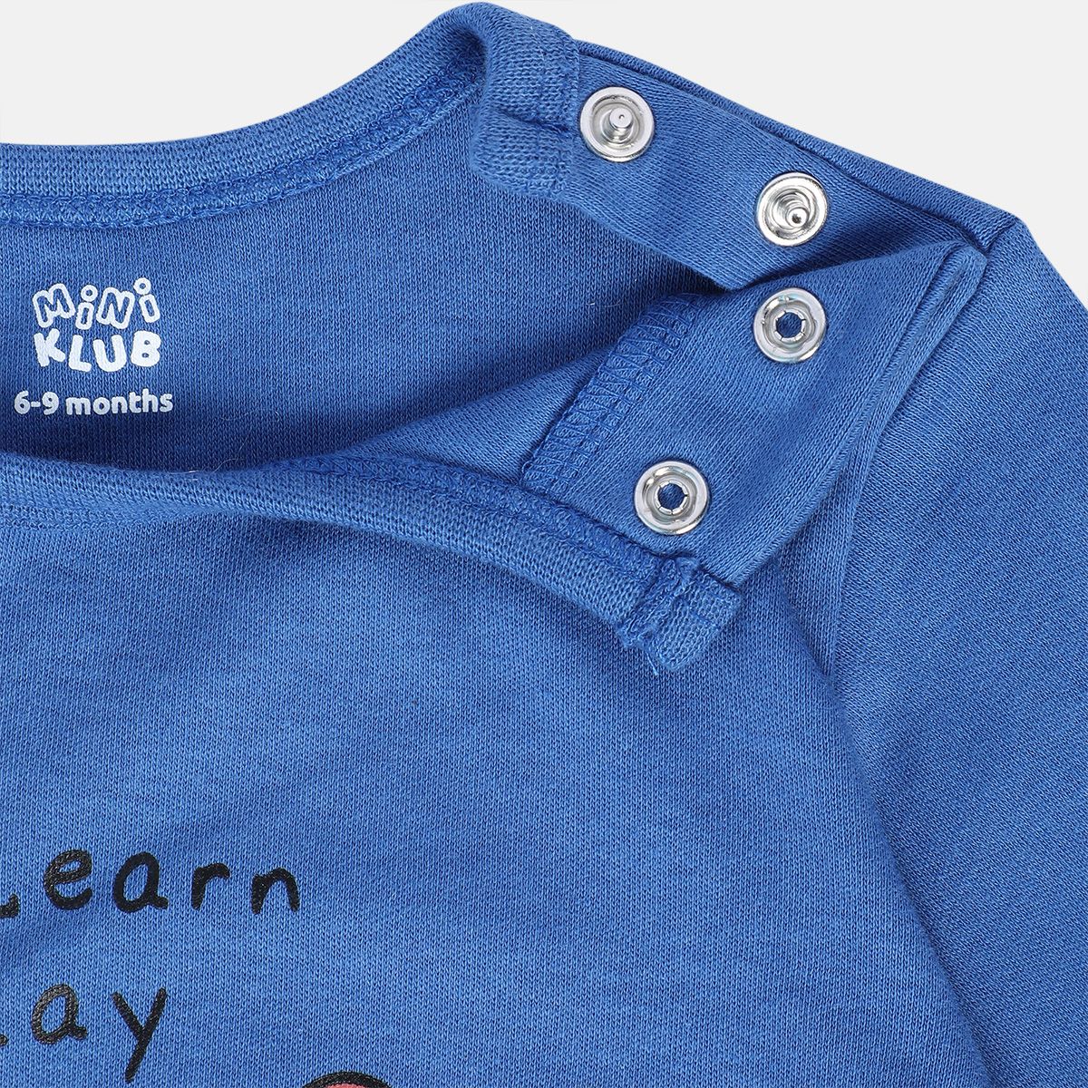 Boys Multicolor Pack Of 2 Sleep Suit