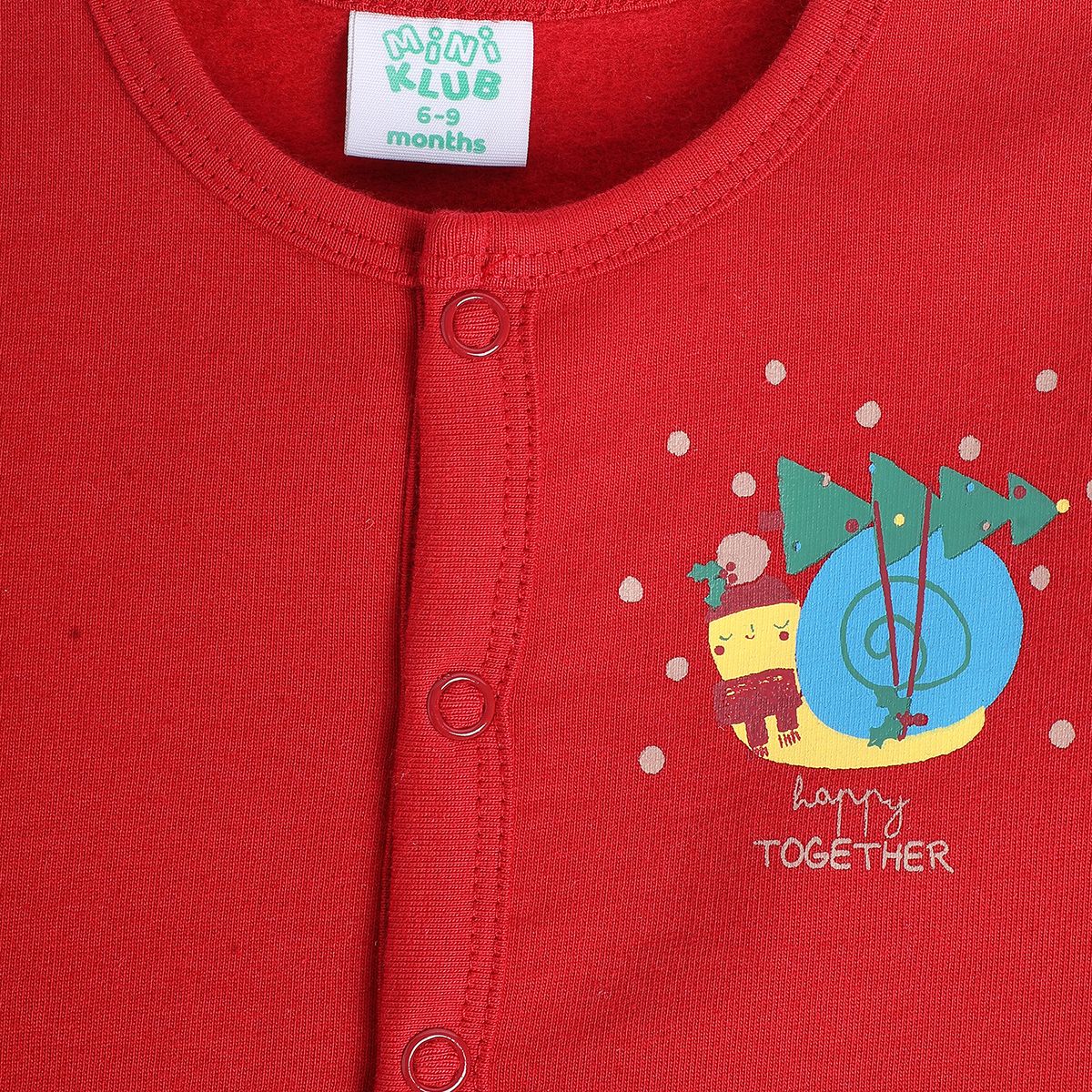 Boys Red Front Open Vest