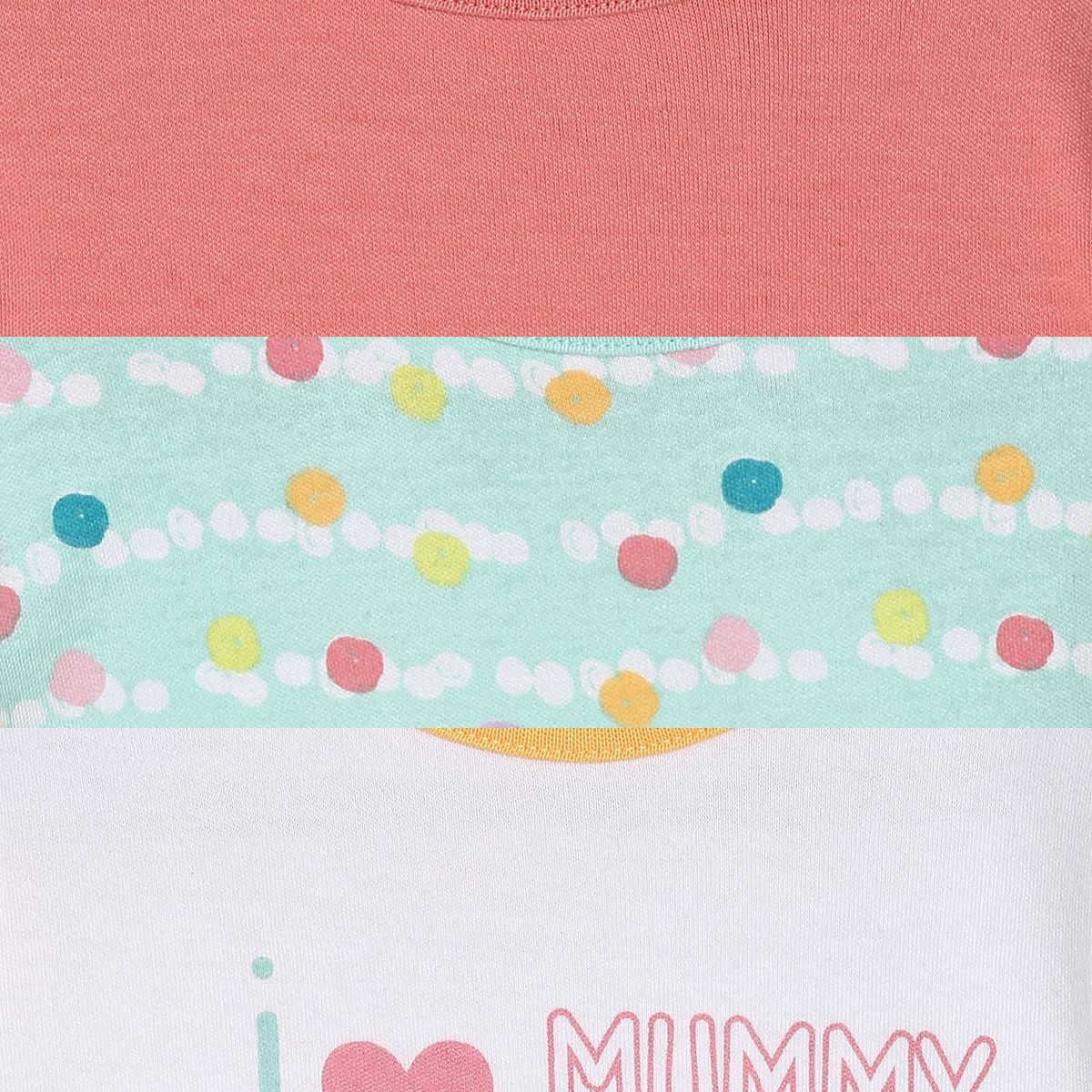 Girls Multicolor Pack Of 3 Body Suit