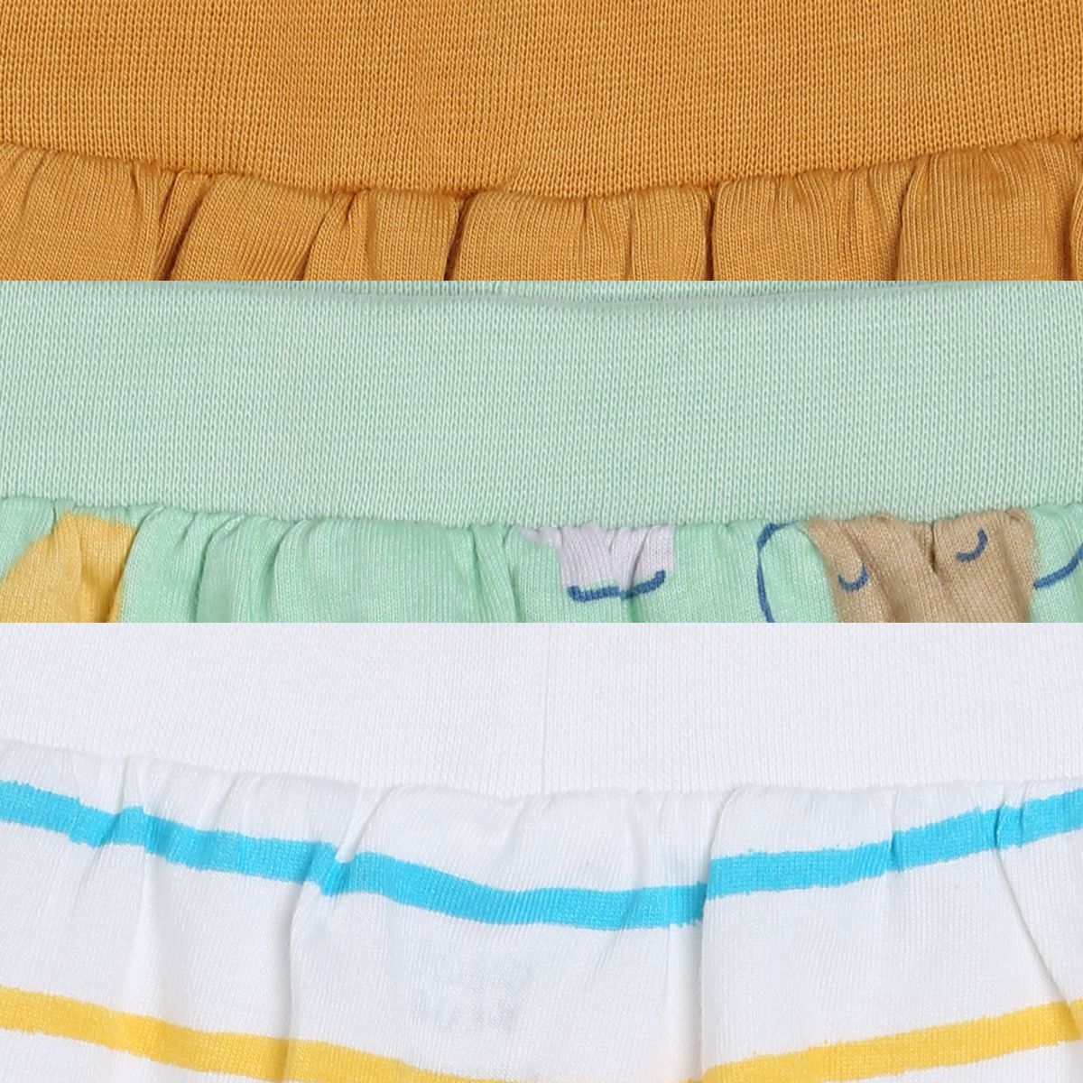 Boys Multicolor Pack Of 3 Knit Bottom
