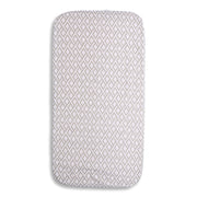 Baby Unisex Grey Geometric Printed Mattress Protector for Daily Use