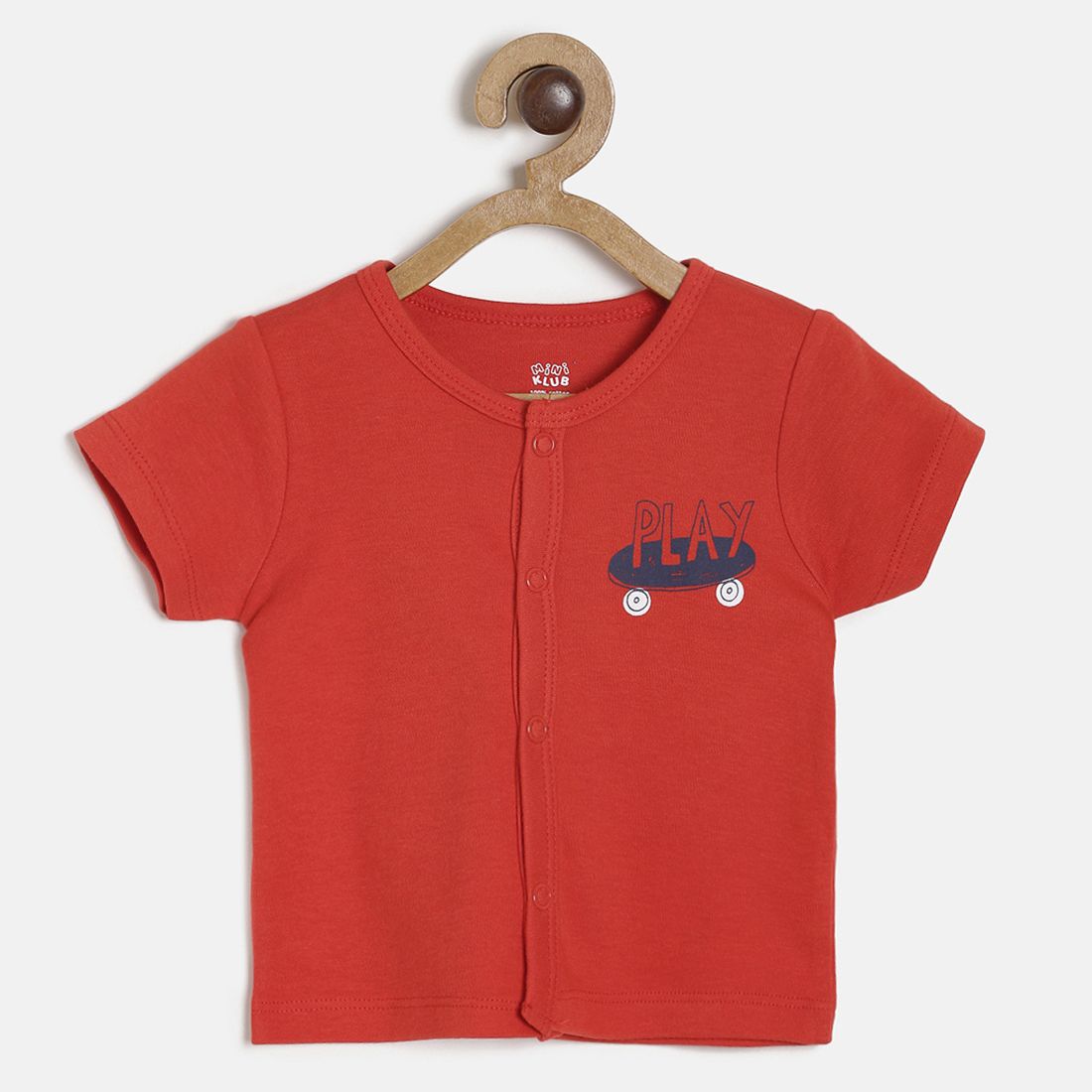 Baby Boys Red, White & Blue Cotton Printed & Striped T-Shirts Pack of 3 Regular Fit Casual Kids T-Shirts