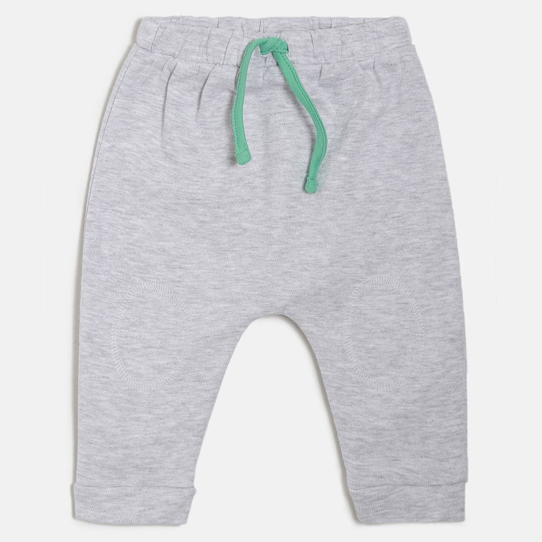 Baby Boys Green, Grey & White Cotton Printed & Solid Joggers Pack of 4 Regular Fit Casual Kids Bottom Wear