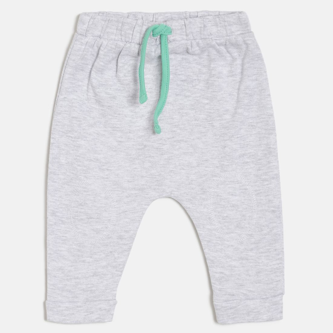 Baby Boys Green, Grey & White Cotton Printed & Solid Joggers Pack of 4 Regular Fit Casual Kids Bottom Wear