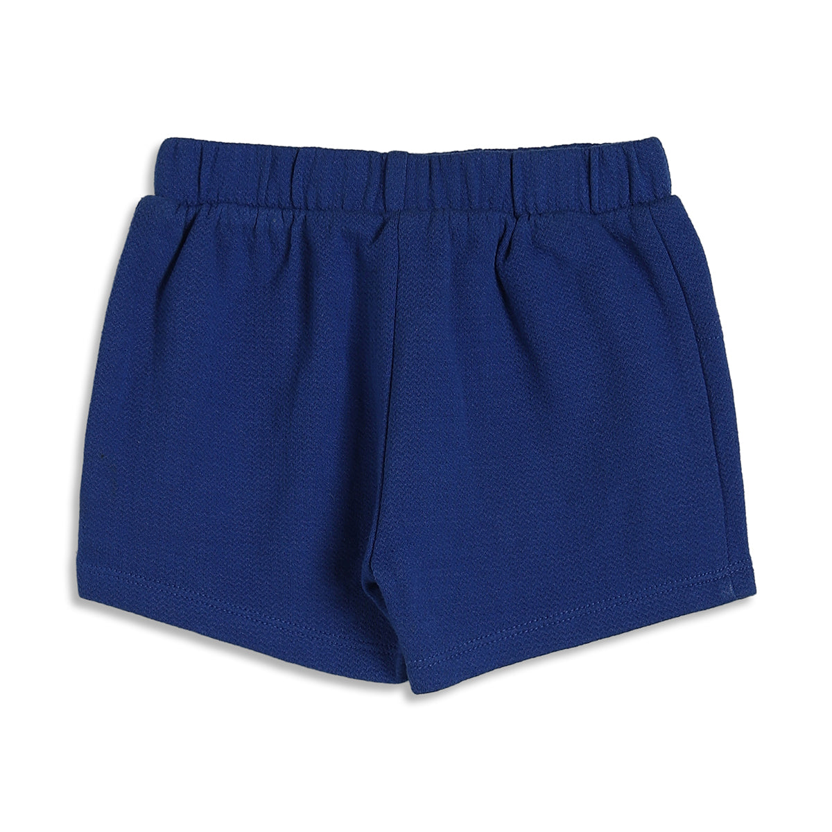Baby Boys Blue Solid Cotton Shorts Regular Fit Casual Baby Shorts
