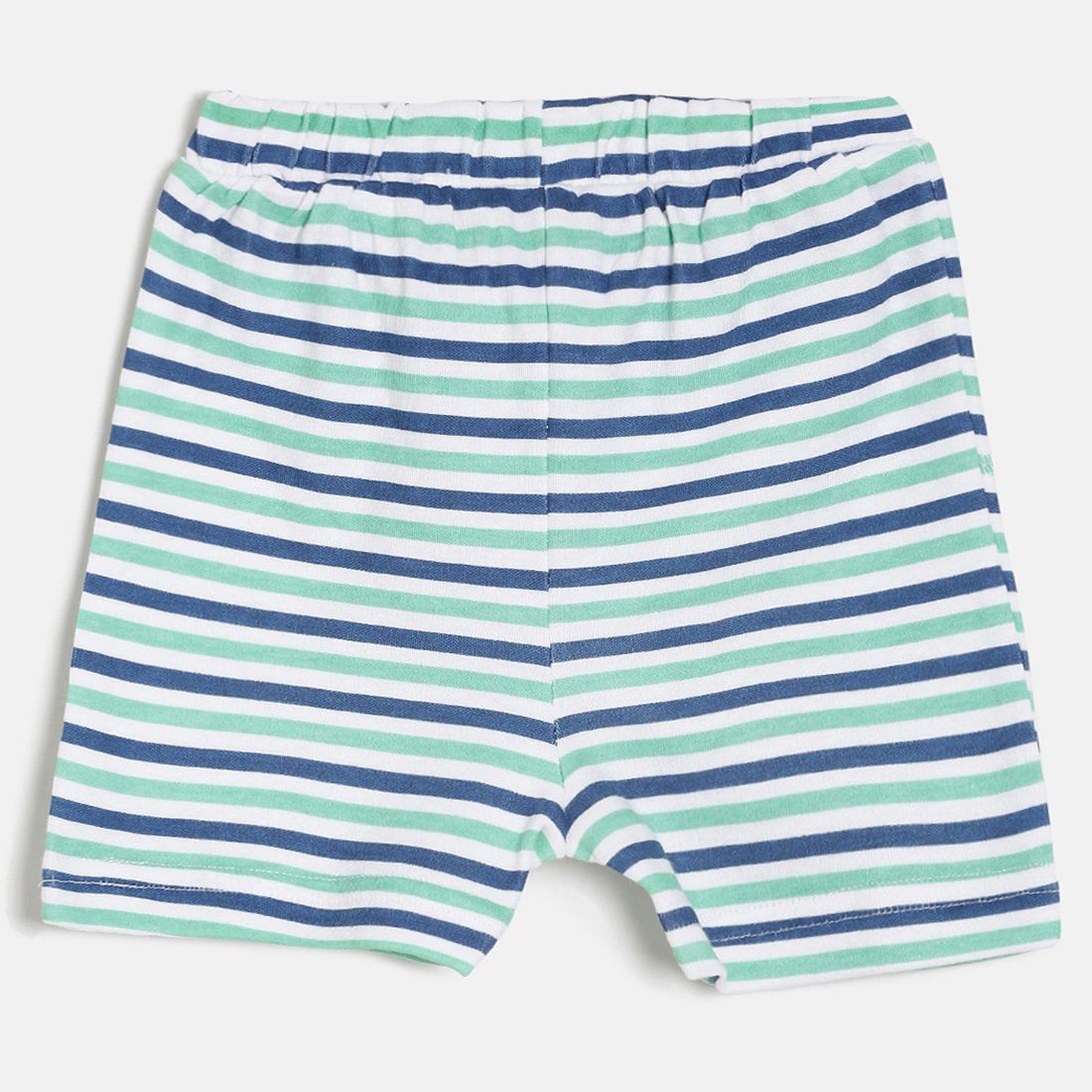 Baby Boys Green Grey & Blue Cotton Shorts Pack of 3 Regular Fit Casual Baby Shorts