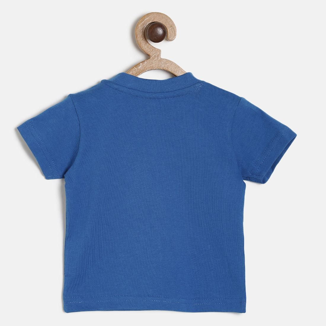 Baby Boys Blue Space Explorer Print Cotton T-Shirt Regular Fit Casual Baby T-Shirt