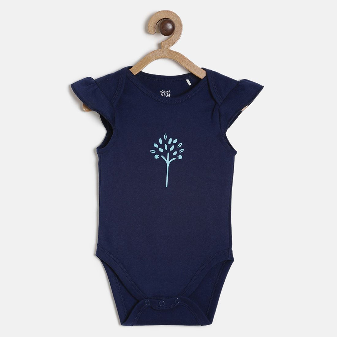Baby Girls White, Pink & Navy Blue Cotton Bodysuit Pack of 3 Regular Fit Casual Baby Bodysuit