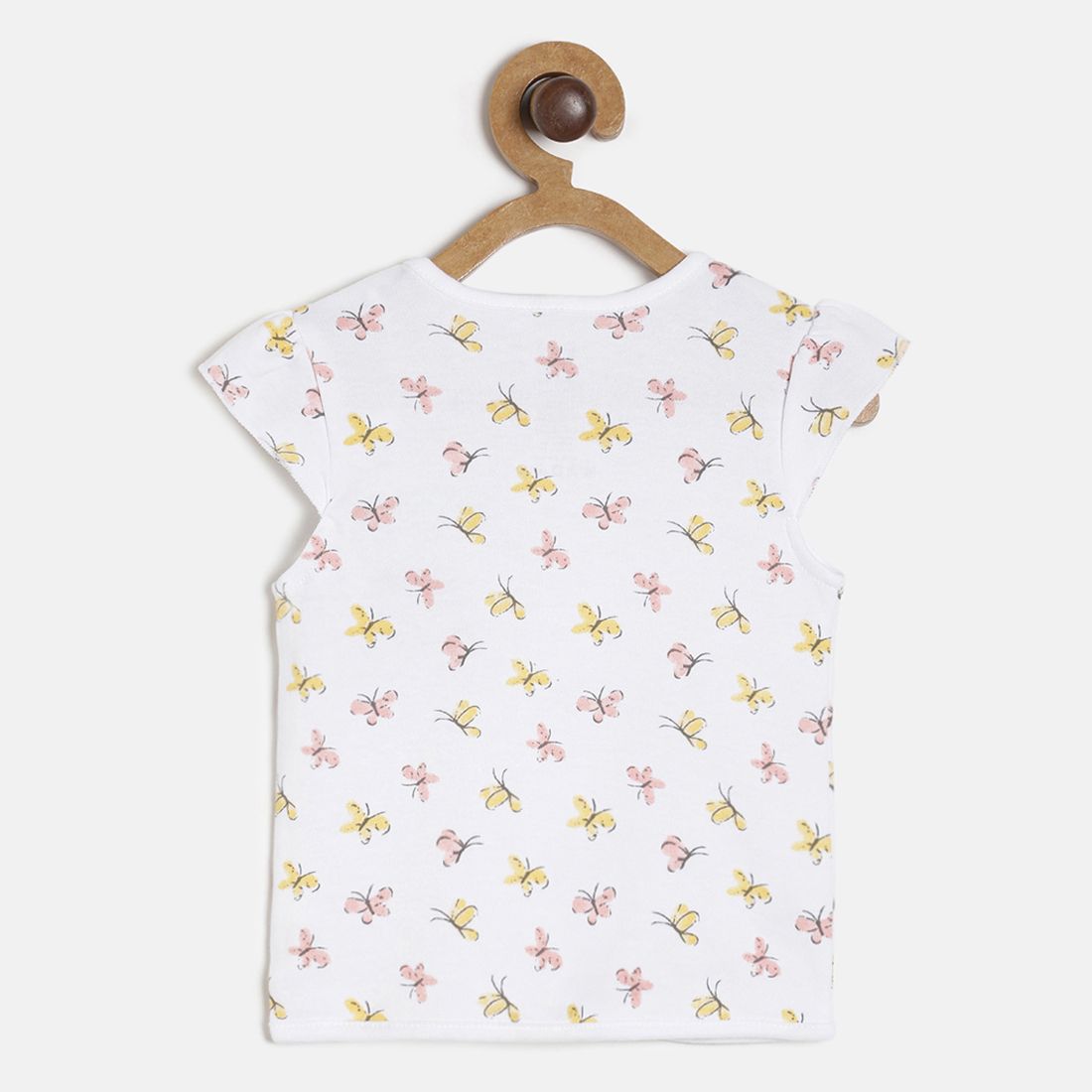 Baby Girls White Yellow & Blue Cotton Front Open Vest Pack of 3 Regular Fit Casual Baby Vests