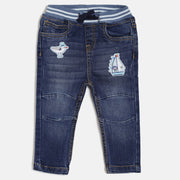 Baby Boys Blue Denim Jeans Regular Fit Casual Kids Jeans