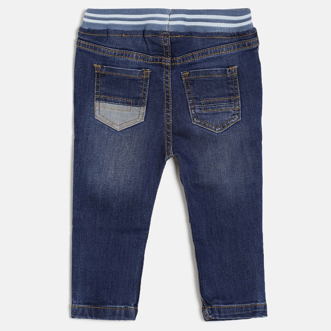 Baby Boys Blue Denim Jeans Regular Fit Casual Kids Jeans