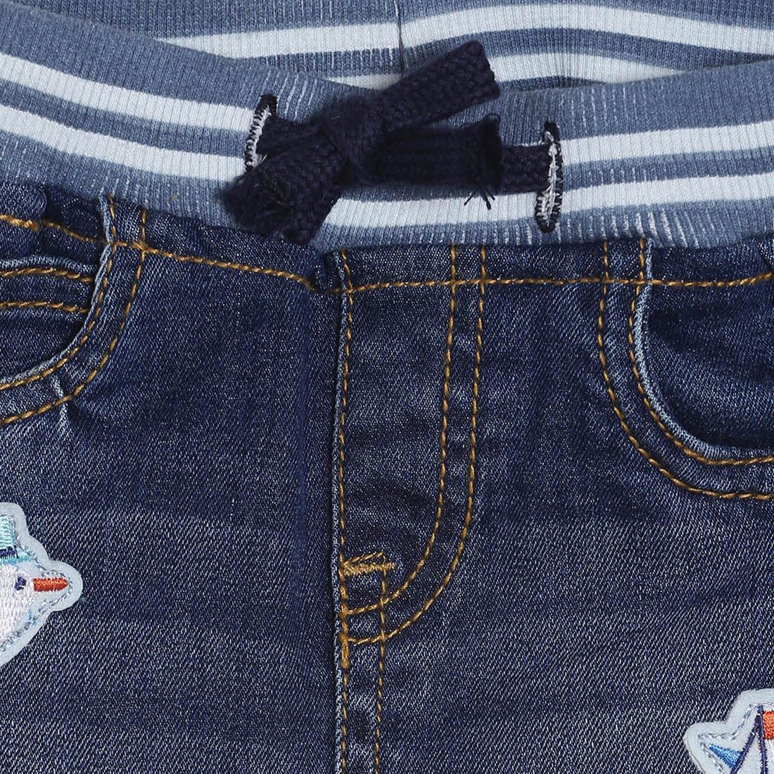 Baby Boys Blue Denim Jeans Regular Fit Casual Kids Jeans